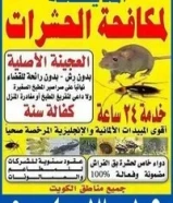 شركة مكافحة حشرات ارخص الاسعار مواد مرخصه صحيا مع ضمان
