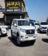 تويوتا برادو صبغ الوكالة موديل 2018 لون أبيض عداد 76 ألف شرط الفحص