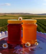 العسل الطبيعي من جبال إيران البكر كل قطرة من الذهب الذهبي - عسل طبيعي وليس إضافي