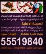 مكافحه جميع انواع الحشرات الصراصير الكبير والصغير