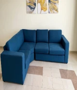 Modern L-Shaped Sofa – Excellent Condition - Blue - 300 X 220 cm