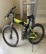 Foldable speed bike with speed mode and fold and adjustable seat