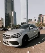 مرسيدس CLA 250 l موديل 2019 صبغ وكاله ماشي 45 شرط الفحص عليها حمايه كامله