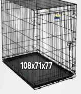 قفص كونتور ميدويست مقاس108سم يجي معاه رف علوي نص متر ، ولتربوكس كبير جدا هدية