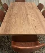 DSafat Home Oak Dining Set