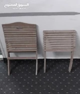 كرسي خشبي فاخر قابل للفصل والتركيب – أثاث منزلي مريح ...............................................