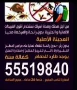 مكافحه جميع انواع الحشرات الصراصير النمل الابيض والاسود برعص الفيرنان أمن لدى قسم خاص لي الصالونت