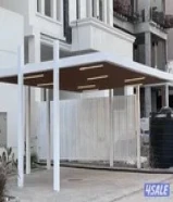 حداده عامه مظلات حديثه باجواد التفاصيل وديوانيات متحركه وثابته وسلالم داخليه واسوار