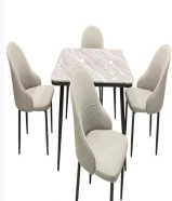 طاولة طعام 4 كراسي وطاولة