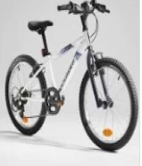 Rockrider ST 120 Kids' 20-Inch 6-9 Years Mountain Bike - White/Blue