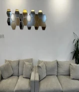 طقمين كنب و طاولة طعام رخام