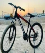 دSkid Fusion 26'' Gear Bicycle [Black/Cosmic Oran]