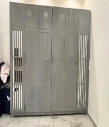 DLarge capacity wardrobe grey color كبت كبير