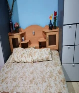 wooden cot - queen size (160 x 200