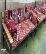 كراسي خشب كاملة