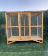 اكواخ خشبية ومحميات للحدائق المنزلية والمزارع للطيور والدواجن مقاومة للماء والحرارة