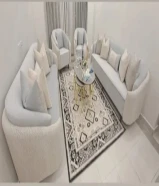 تنجيد وستاير وتفصيل كنب مودرن جديده ويفي للن وعازل حراري وخشب لاتيه 18ملي اسفنج البغلي الموف الفاتح