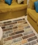 انتريه كامل مع ستاير وسجاد وطاولة وسط 40 دينار
