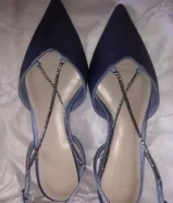 Charles & Keith Blue Flat