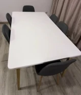 JYSK dining table and 6 pcs chairs