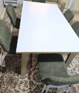 طاولة طعام جديدة مع 6 كراسي من صفات هوم