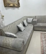 طقم كنب كامل نضيف