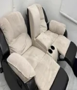 Double recliner sofa in good condition بسعر ممتاز