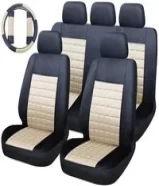 SEAT COVER - BEIGE Black - RED BLACK - غطاء المقعد -