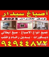 جميع انواع الاصباغ/ صبغ إيطالي/ ديكورات/ بديل رخام و خشب/ ترميمات عامة