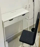 Office desk ALEX 100*48 cm IKEA in a good condition white
