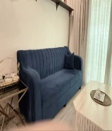 Blue sofa set