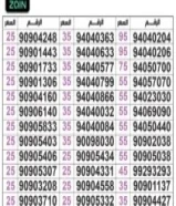 خطوط مميزة تعبئة