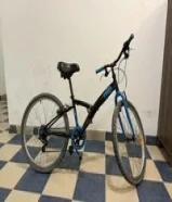 B’twin original 3 blue bicycle