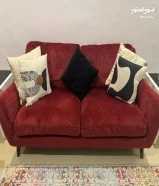 صالون ايكيا متكونة من صوفا 3 مقاعد مع صوفا 2 مقاعد مع كرسي جانبي مع 3 طاولات