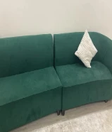 للبيع طقم قنفات مريح ونظيف فقط حريق خفيف جدا ما يحتاج الا تنظيف القنفه وممتازة القنفة للتفاصيل الوصف