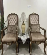 طقم ملكي خشب سنديان محفور