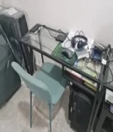 تربيزة مكتب وكرسي مكتب ايكيا Laptop desk and chair IKEA