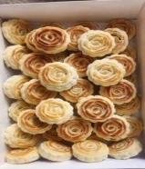 معمول تمر وجوز وفستق حلبي