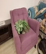 طقم غرفة جلوس 6 مقاعد نظيف جدا استعمال خفيف