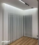 تفصال وتركيب جميع أنواع الستائر وتفصيل كنفات