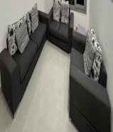 KWDSafat Home Full sofa Set living room غرفة جلوس كاملة (3 مقعد + 2 مقعد + 1 مقعد) بحالة ممتازة