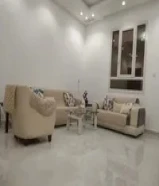 sofaset 3x2x1 with cushions 50KD. Glass top coffee table with side table 15KD. TV trolley 15KD