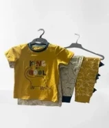 بيجامتين اربع قطع مذركير جديد