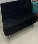 black sofa