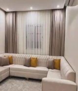 KWDغرف جلوس ستائر روال شفون لنن تنجيد كنب فك تركيب الستائر ستائر ويفي فندقيه مطارح اسفنج البغلي