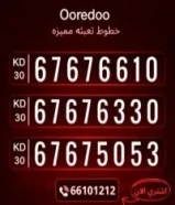 ارقام تعبيه مميزه