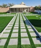 معلم بلاط متداخل وكربستون تركيب مصافط السيارات تركيب التيل الصناعي