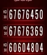 أرقام مميزه