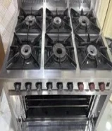 فرن غاز تجاري (6 عيون) ماركة MasterChef للبيع