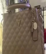 شنطه جِس جديده لون بيج وردي